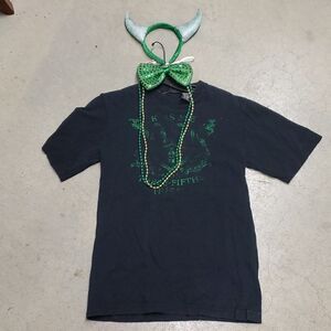 Pick 4 for$20, St Patrick's day kiss me tee shirt, head band, bow tie